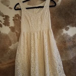 Cream dress from Kohls